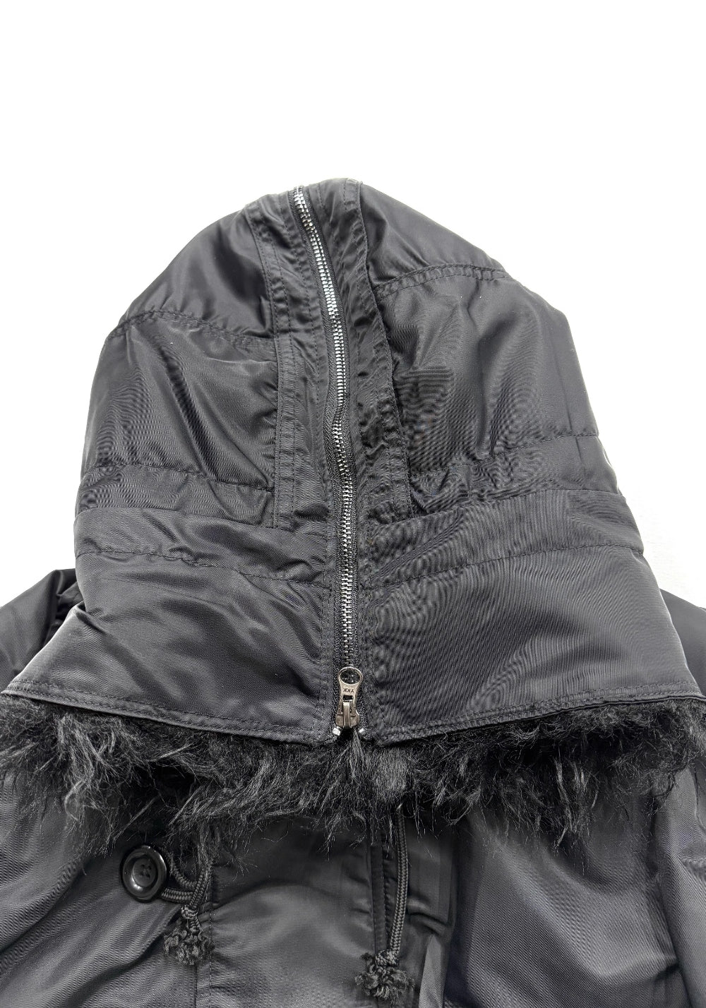 TBR-70s Retro N2B Jacket - Black Faux Fur - PSYLOS 1, TBR-70s Retro N2B Jacket - Black Faux Fur, Jacket, TBR, PSYLOS 1